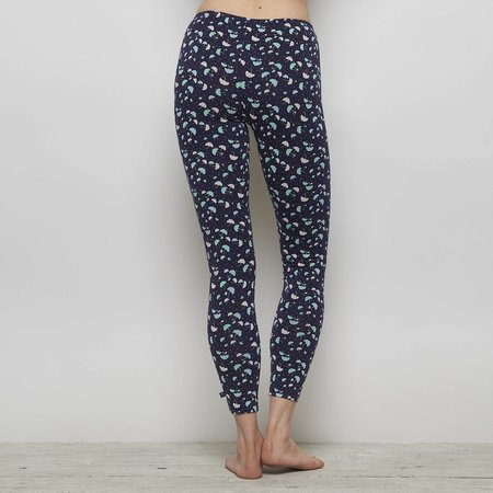 Legging bio katoen Francoa navy