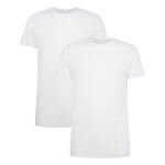 Bamboe T-Shirts ronde hals Ruben 2-pack – Wit