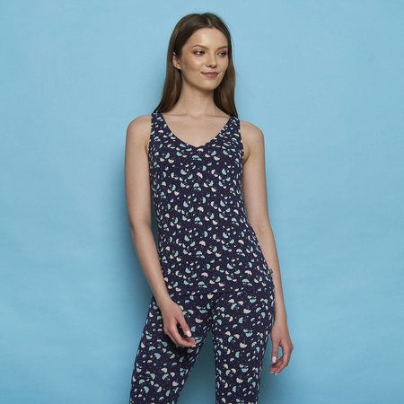 Top bio katoen navy ray -maat XL - sale