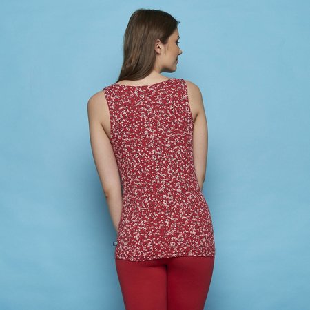 bio-katoenen top Merga red florecita