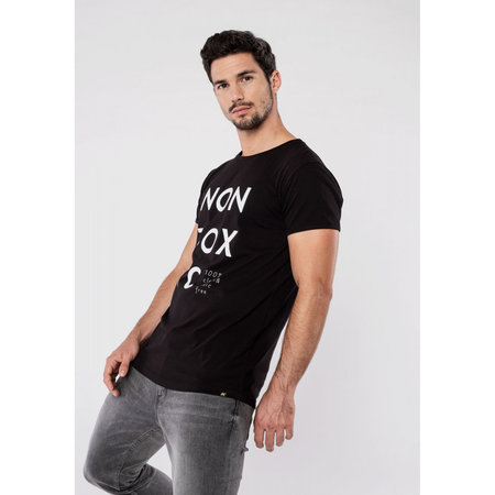 Maat L - Heren t shirt zwart Non Toxic