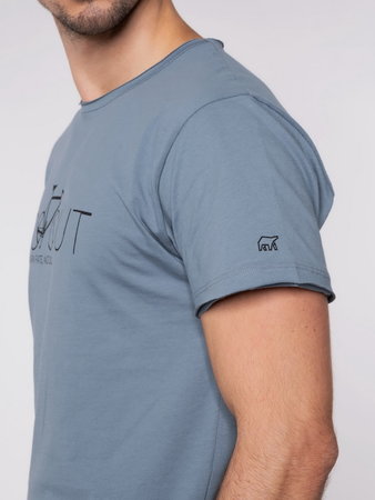 Heren t shirt go out blue