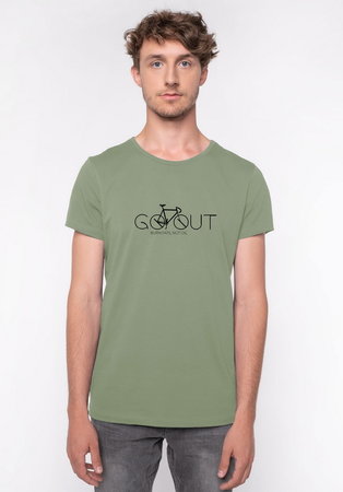 Maat -S Heren t shirt go out green