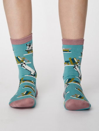 Gatto cat field green - damessokken