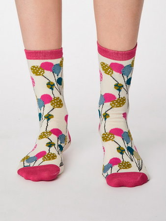 Bamboe sokken Nettie cream