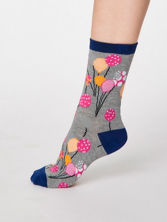 Bamboe sokken Nettie grey marle