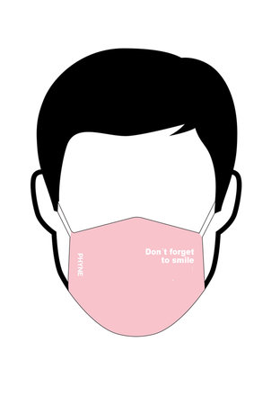 Mondmasker zacht roze