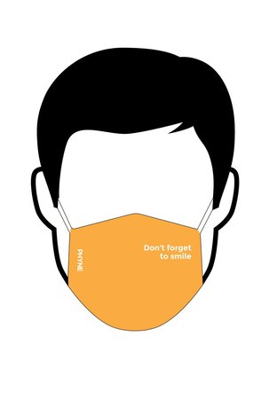 Mondmasker oranje