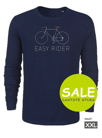 sale Duurzaam longsleeve shirt Indigo Easy Rider