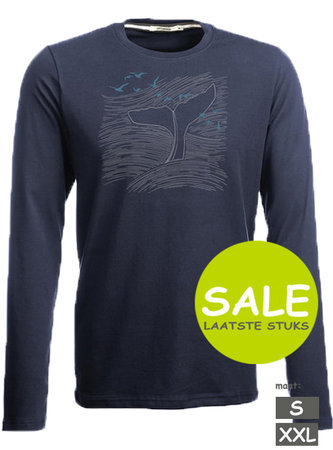 Sale longsleeves Nature whale navy XXL