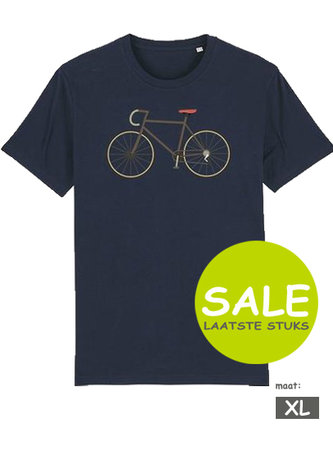 Fiets T-shirt heren navy mt.XL