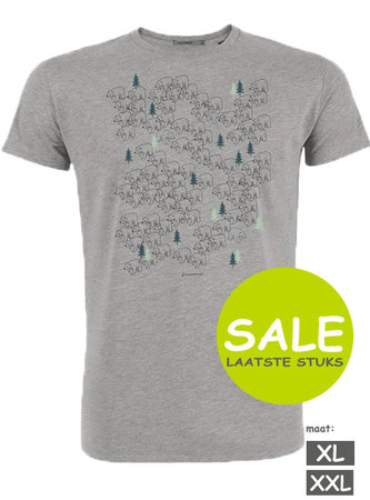 Duurzaam T shirt nature Bear walk