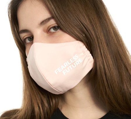 Mondmasker zacht roze Fearless Future