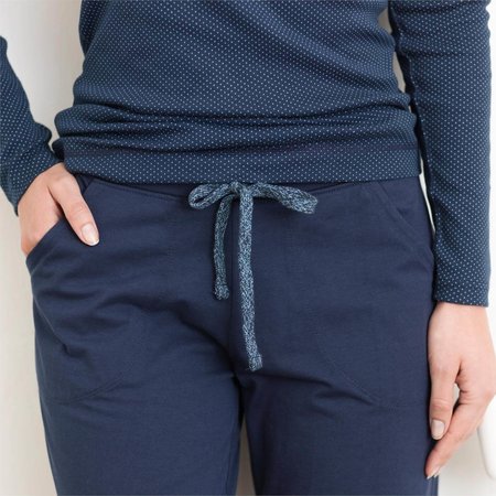 Joggingbroek bio katoen navy
