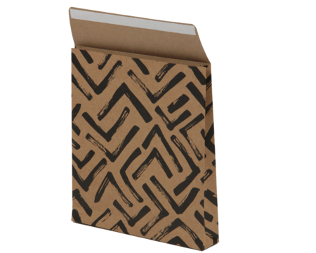 Stevig cadeauzakje zigzag