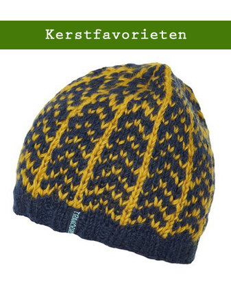 Beanie wol Lilla navy
