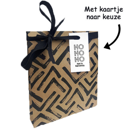 Stevig cadeauzakje zigzag
