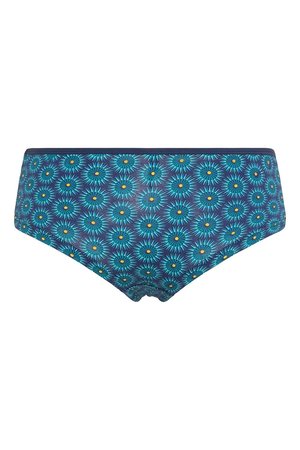Hipster bio katoen blauw sundial