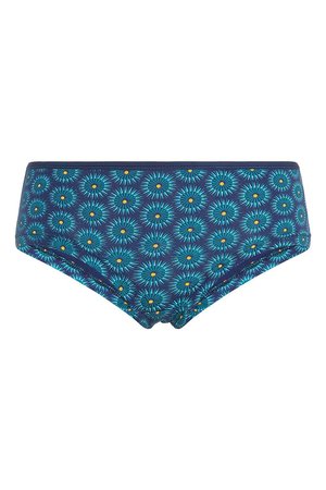 Hipster bio katoen blauw sundial