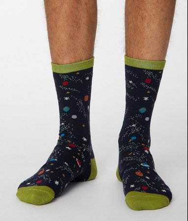 Bamboesokken galassia navy