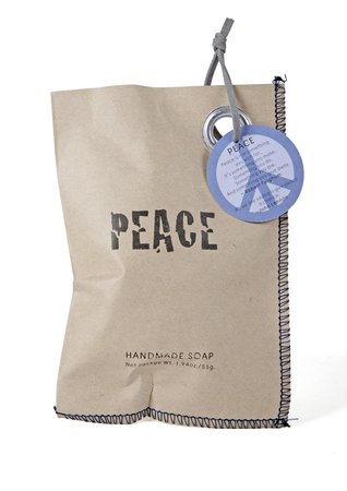 Zeep Peace in cadeauzakje
