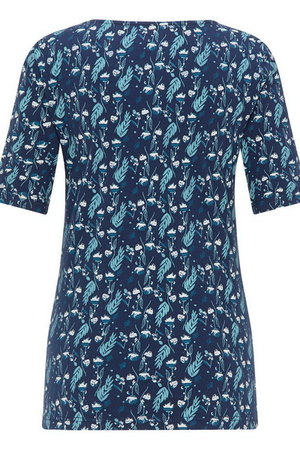 Sale maat S Tranquillo T-shirt donkerblauw herbs