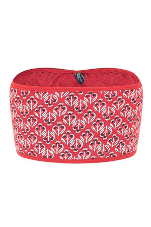 Bandeau biologisch katoen - rood thistle maat XL - sale