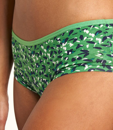 Hipster bio katoen groen leaf - mt XS