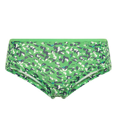 Hipster bio katoen groen leaf - mt XS