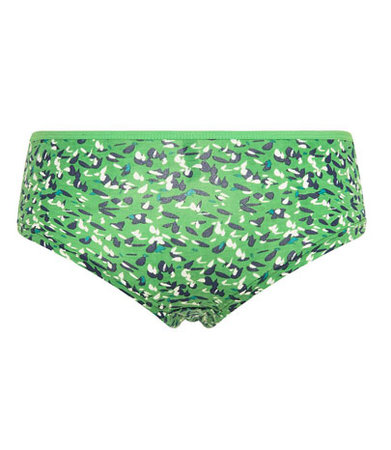 Hipster bio katoen groen leaf - mt XS