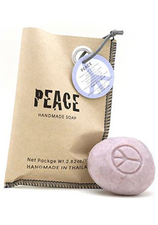 Zeep Peace in cadeauzakje