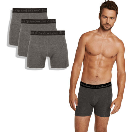 Bamboo Basics bamboe boxershorts Rico – grijs