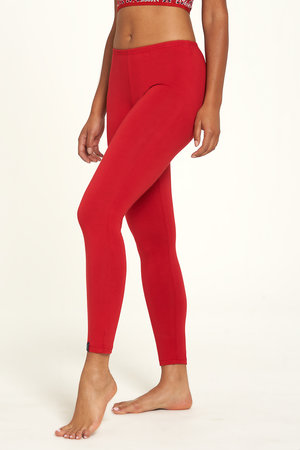 Legging bio katoen Meduna cherry