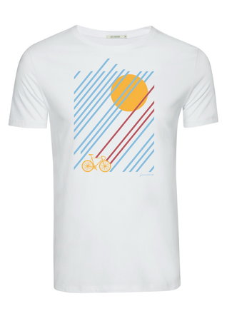 Greenbomb T-shirt bike sunrise wit maat XL - sale