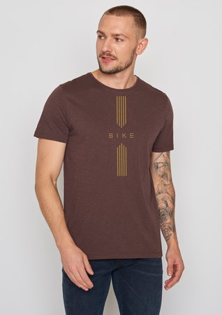 T-shirt bike drive dark chocolate - XL