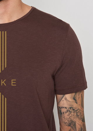 T-shirt bike drive dark chocolate - XL