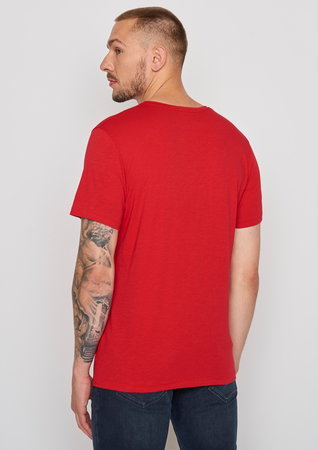 Greenbomb T-shirt bike rings tango red