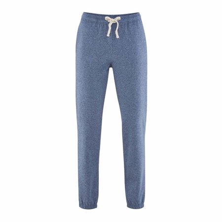 Living Crafts joggingbroek Calvin blauw gemêleerd