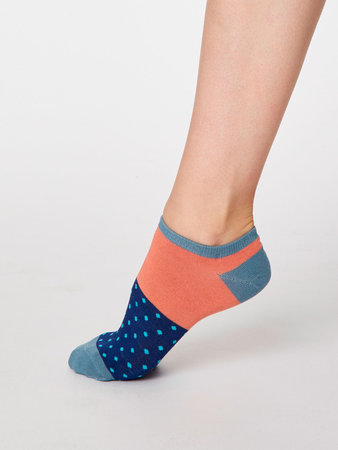 bamboe dames trainer sokken Esther twilight blue