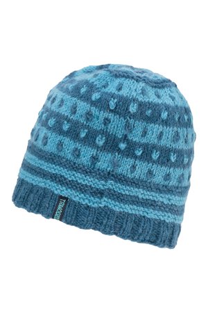 Beanie wol sky blue