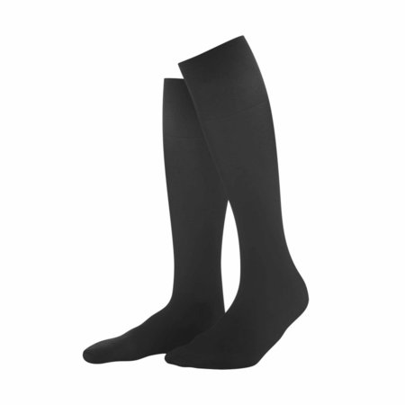 Panty kniekousen Karola 30 Denier zwart 2-pack 35-42