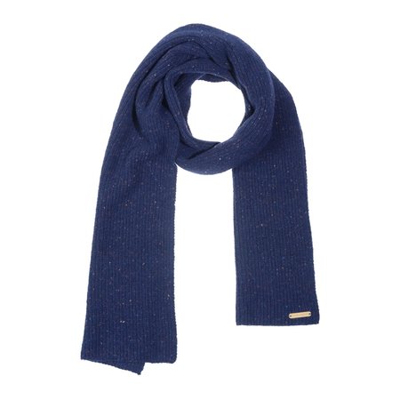 Wollen sjaal ink blue