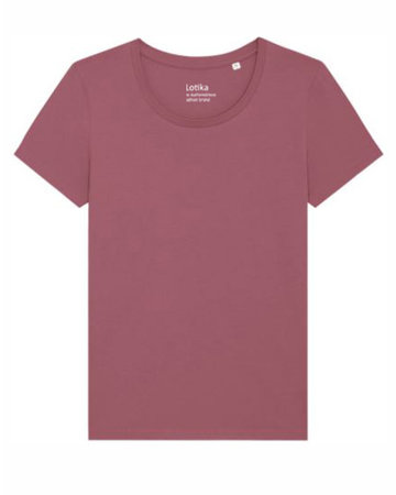 Yara T-shirt dames biologisch hibiscus roze