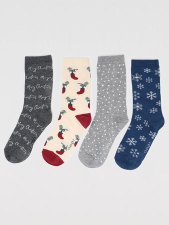 Damessokken cadeaudoos kerstsokken - Nesie