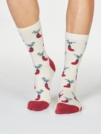 Damessokken cadeaudoos kerstsokken - Nesie