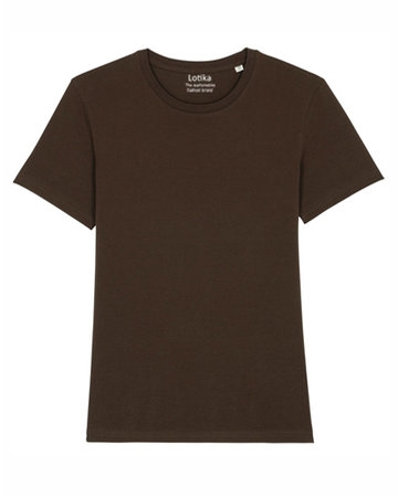 Daan T-shirt biologisch katoen deep chocolat