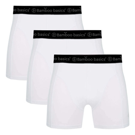 Bamboe boxershorts Rico 3 pack – wit
