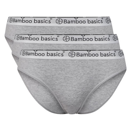 Bamboe slips Yara 3-pack - grijs