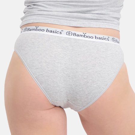 Bamboe slips Yara 3-pack - grijs