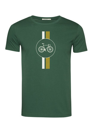 Greenbomb T-shirt - bike highway bottle green